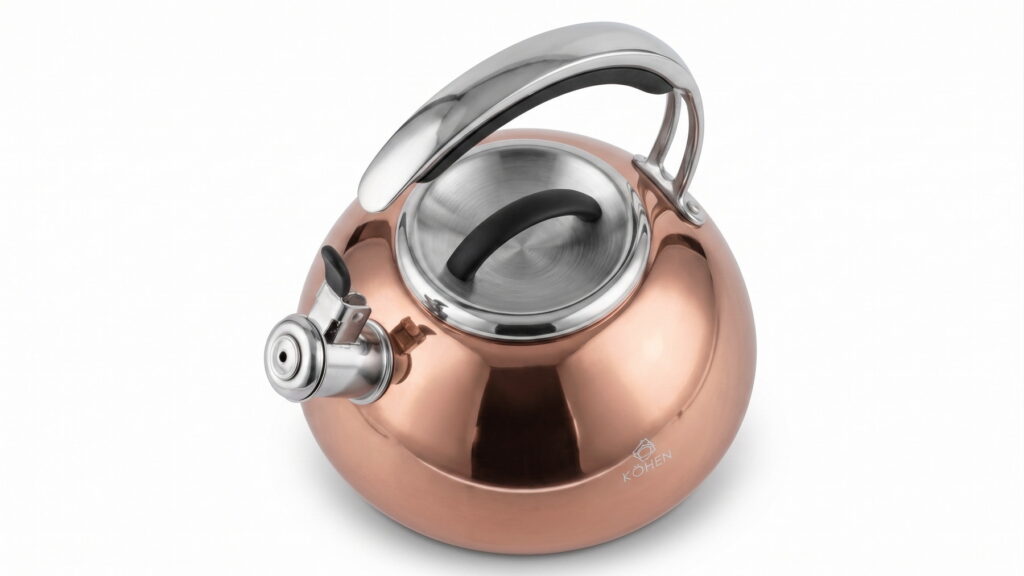 Чайник зі свистком Kohen Golden Flame 3 л - Фото 2