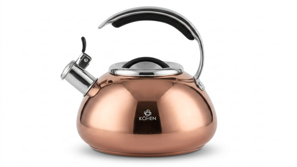 Чайник зі свистком Kohen Golden Flame 3 л - Фото 3