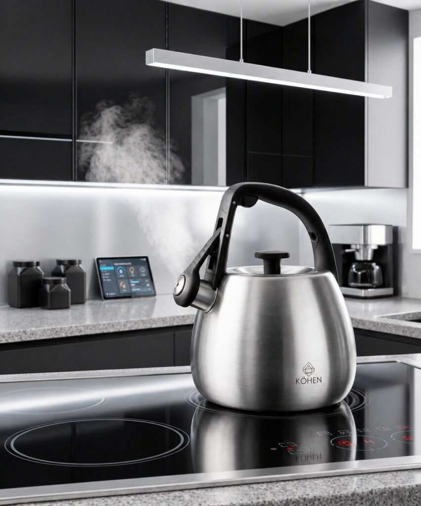 Чайник зі свистком Kohen Joker 2,7 л - Фото 4