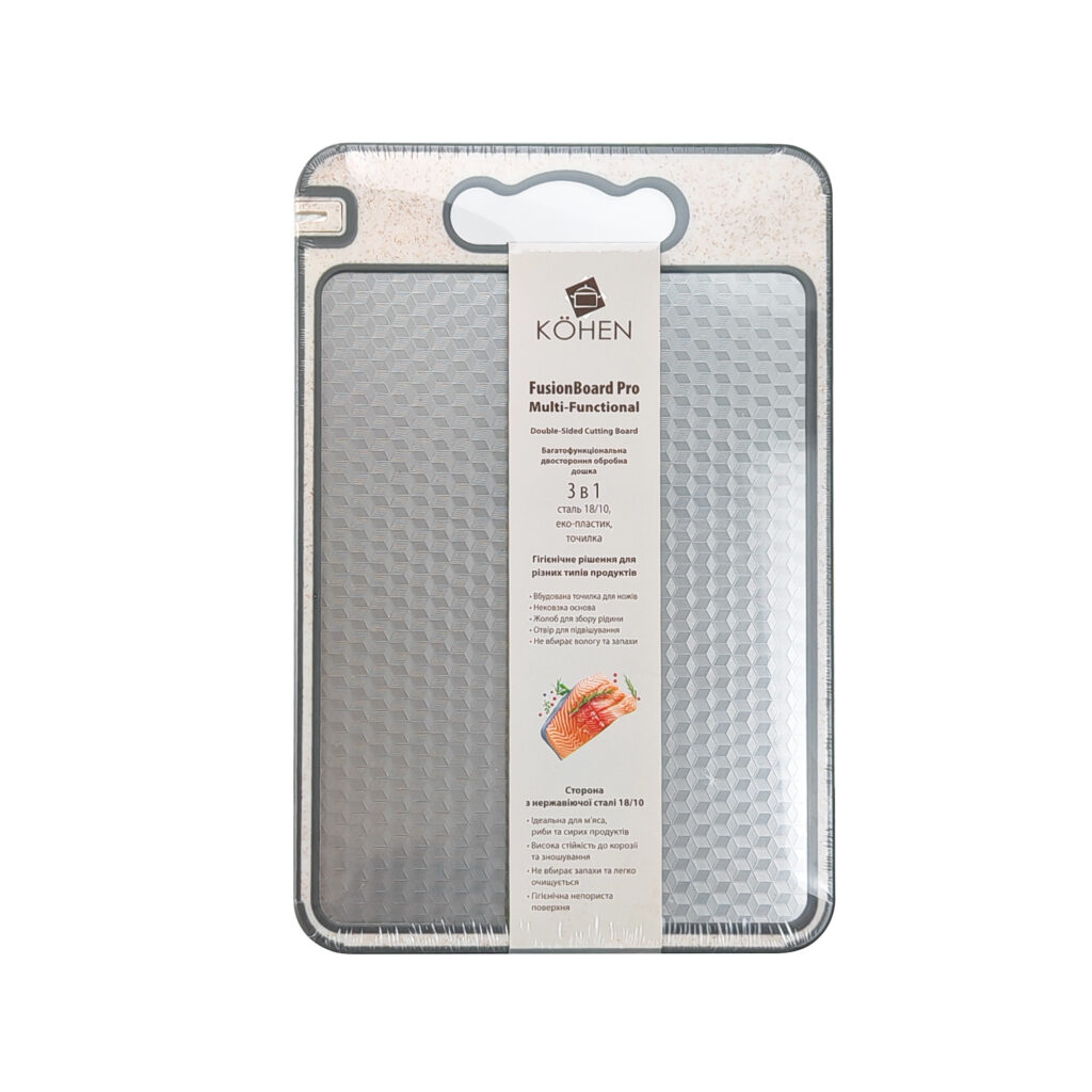 Дошка кухонна Kohen FusionBoard Pro 36,5×25×0,9 см - Фото 1