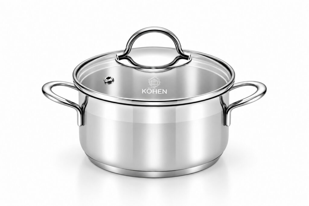 Кастрюля с крышкой Adel 14 см, 1 л KOHEN KN99021 - Фото 1