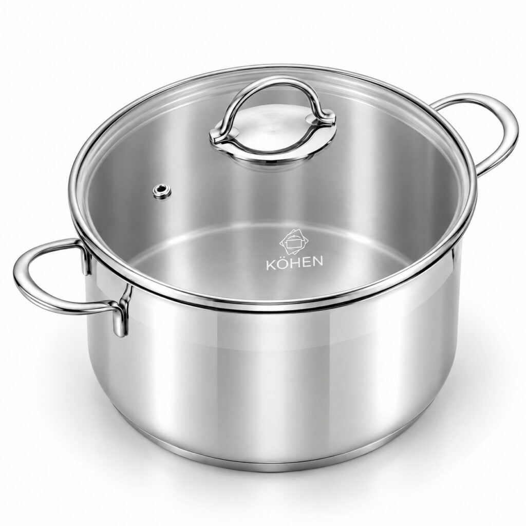 Каструля з кришкою Adel 28см, 10л KOHEN KN99018 - Фото 3