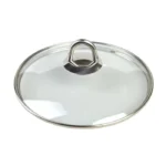 Кришка скляна Kohen 16 см з металевою ручкою - Фото 1