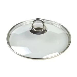 Кришка скляна Kohen 30 см з металевою ручкою - Фото 1