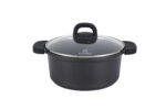 Каструля з кришкою Kohen Gourmet Master 24 см 4,4 л з силіконовими прихватками KN91650 - Фото 1